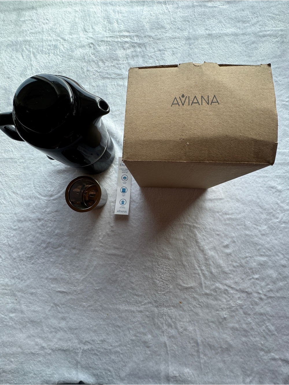 Aviana Black tea kettle